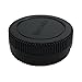 LXH (2 pack) Front Body Cap & Rear Lens Cap for Micro 4/3 DSLR Cameras & Micro 4/3 Mount Lenses (For Micro Four Third Lens, MFT) Fits Olympus E-PL5, E-PL6, EPL-7, E-PL8 E-P1/2/3 E-PL1/2/3 Panasonic