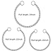 3 Pack Dog Collar Chain, Stainless Steel Training Collar for Dogs