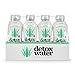 Detoxwater Organic Aloe Vera Prebiotic Water, Aloe with Electrolytes, Vitamins, & Antioxidants to Support Digestive, Immune & Skin Health, 30 Calories (Lychee & White Grape, 12 PK)