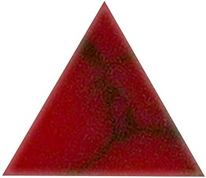 Incudo Precision IP001792 6mm Triangle Inlays - Bloody Basin Jasper (Pack of 20)