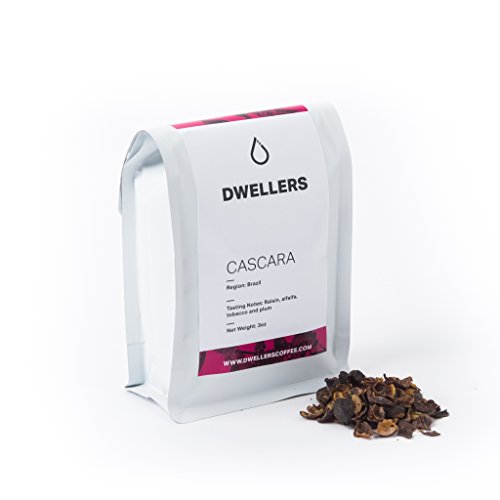 Brazilian Cascara Tea by Dwellers Coffee - For Making Coffee Cherry Tea, Qishr or Sultana (3 oz)