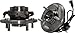 Detroit Axle - 2 Front Wheel Bearing Hubs for 2004 2005 2006 Chrysler Pacifica, Wheel Hub Bearings Assembly Set Replacement, Pair Hubs