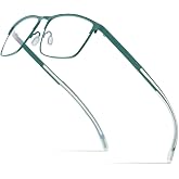 FONEX Titanium Glasses Frame,Men Square Myopia Optical Eyeglass Frame 8521