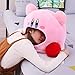 DDARK Cartoon Kirby Stuffed Hat Plush Doll Headgear Pillow Nap Supply Men Women …