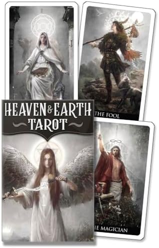 bushdebrunt Heaven and Earthカラータン　レディガード Heaven & Earth Tarot: 78 full colour tarot cards and instructions
