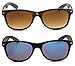 Stylle Matte Black Frame/Blue Mirror Lens and Havana Frame/Brown Gradient Lens