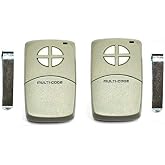 2-Pack Linear Multi-Code 4140 414001 3089 4 Button Garage Gate Remote Opener Transmitter 300mhz para