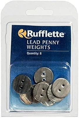 Rufflette Curtain Weights Penny Size Lead Amazon Co Uk Kitchen