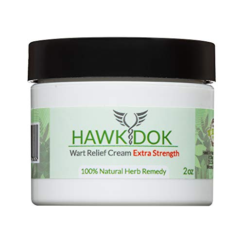 Hawk Dok Extra Strength HPV Genital Wart Remover Cream, Herbal Natural