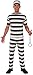 Rubie's mens Haunted House Collection, Prisoner Man Costume Party Supplies, Black/White, One Size US