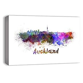 Watercolor Abstract Ink Splash Painting Artwork for Home Framed