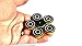 New Splat Fidget Spinner FREE Pencil Adapter Three Ply Five Way Durable Design Smooth Surface High End ABEC-9 Bearings 1-3 Min Spins for Kids & Adults Relieves Anxiety & Boredom BLURR3D (Black/Yellow)