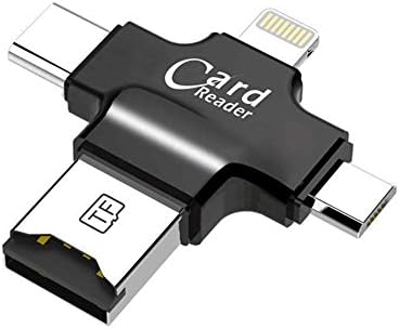 OMIKY Flash Drive External Storage Memory USB Stick with Lightning Connector (Black)
