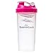 Insulated Meal Prep Bag, Lunch Box with Leakproof Portion Control Container Set, Reusable Ice Pack, Shaker Bottle and Vitamin Pocket for Healthy Meals All Day (Pink)