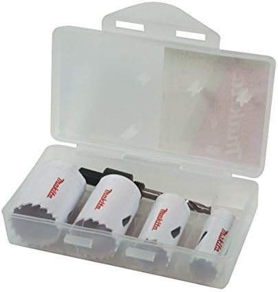 Makita D-34855 4 Piece Bi- Metal Hole Saw Set In Case by Makita Accessories