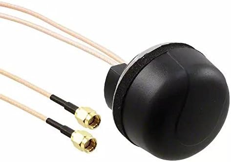 Taoglas MA520.A.BC.008 Cellular 2M RG-316 SMA(M) with Wi-Fi- 2M RG-316 RP-SMA(M), Screw Mount, IP67