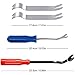 Auto Trim Removal Tools Kit Set of 4 pcs, SourceTon Car Panel Dash Radio Removal Installer Stainless Steel Pry Tools Kit, Fastener Remover Pry Bar Scraper for Door Trim Molding Dash Panel