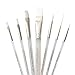 AQUAnaut Series 997 Expansion Set 7-Piece Paint Brushes Best for Watercolors, Acrylic and Oils, Short Bevel Handles …