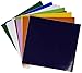 ORACAL 651 Craft Vinyl 12 Pieces 6 inches x 6 inches Perfect for Vinyl Cutters