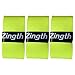 Zingther Super Tacky Tennis Grip Tape, Supreme Self-Adhesive Overgrip for Badminton Racket/Bat/Racquetball/Squash and Pickleball Paddle Handle -Top Grade Tackiness Feel (Neon Yellow, 3 Grips)