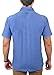 Urban Fox Men's Golf Shirts for Men | Short Sleeve Performance Polo Shirts for Men | Heather Dry Fit | Moisture Wicking | Blue Large