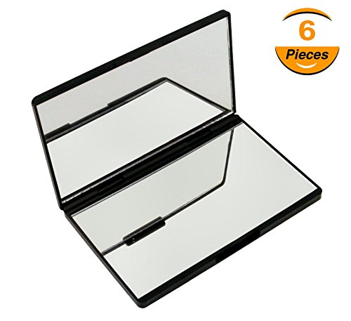 6 pcs set | sephora collection black dual compact mirror | travel…