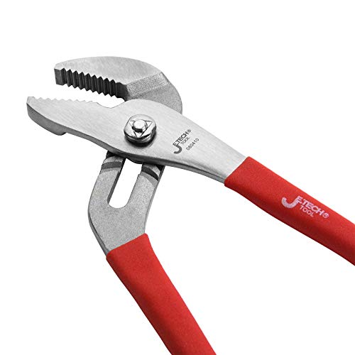 Jetech 10 inch Tongue and Groove Pliers,Straight Jaw Water Pump Pliers