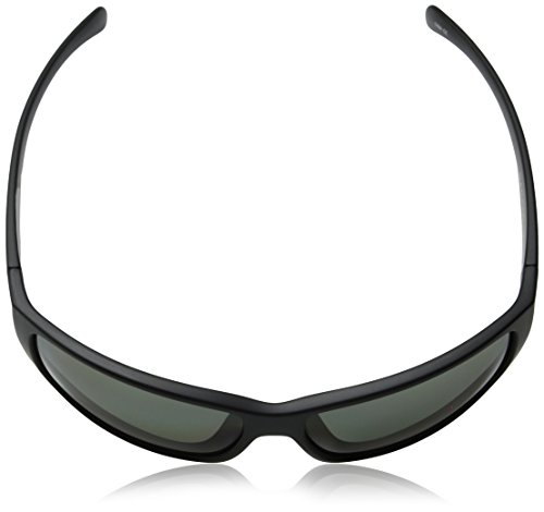 Suncloud Milestone Polarized Sunglass with Polycarbonate Lens, Matte Black Frame/Gray
