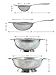 Rorence Stainless Steel Strainers and Colanders Set - 4 Pieces