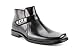 New Men's 38901 Ankle High Square Toe Casual Dress Boots