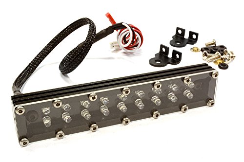 Integy Hobby RC Model C25969 T11 Realistic Roof Top Spot Blue/White LED (2X9) Light Set W=103mm