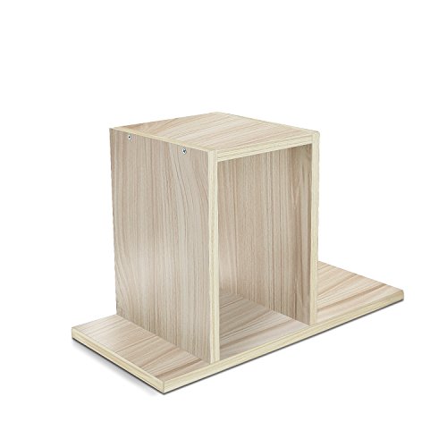 Jerry-Maggie-Desktop-Organizer-Office-Storage-Rack-Adjustable-Wood-Display-Shelf-Birthday-Gifts-Toy-Home-Decor-Free-Style-Rotation-Display-True-Natural-Stand-Shelf-White-Wood-Tone