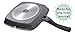 Coninx Griddle Pan Induction for Grilling, Grill Pans 28cm with Detachable Handle, Aluminium Non-Stick Ilag Granistone Coating, Suitable for All Hobs, Oven and Gas Included