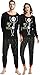 Boys Pajamas Glow in Dark PJs Family Set Long Sleeve Sleepwear for Kids Skull Pattern Clothes Size 3T
