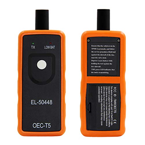 Tuu Tire Pressure Reset System Auto Tire Pressure Sensor EL-50448 TPMS Reset Tool for GM vehicle (Orange)