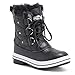 Polar Womens Snow Boot Quilted Short Winter Snow Rain Warm Waterproof Boots - 9 - BLL40 YC0023