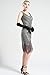 BABEYOND 1920s Flapper Dress Roaring 20s Great Gatsby Costume Dress Fringed Sequin Dress Embellished Art Deco Dress