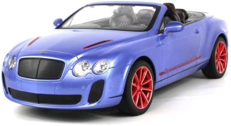 Licensed Bentley Continental GT Supersports ISR Convertible Electric RC Car 1:14 Scale Ready To Run RTR, Detailed Interior &amp; Exterior (Colors May Vary)