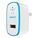 Belkin Boost Up Home and Wall Charger, 12W, 2.4 Amp, Blue (F8J040ttBLU)
