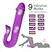 G-Spot Rabbit Vibrator Tongue Licking Clitoris Stimulator with 3 Rotating Modes and 9 Vibrating Modes Dildo Vibrators for Vagina Clit Stimulation USB Rechargeable Sex Toy for Women Couple