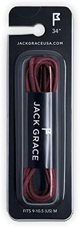Jack Grace Innovator Shoelaces - Maroon - 34 In. (Size 9 - 10.5)