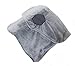 Wandr Travel Pillow With Free Eye Mask - Soft Neck Wrap Around Travel PIllow in Lightweight Machine Washable Grey