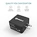 Quick Charge 2.0 Stalion Speedy Universal Turbo USB Adaptive Fast Wall Charger [Qualcomm Certified](Jet Black) for Samsung Galaxy S7 Edge S6 Edge+ Note 5 Nexus 6 Xperia Z4 HTC One M9 Droid Turbo
