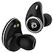PunkBuds True Wireless Earbuds, Mini Bluetooth Headphones W/Charging Case & Built-In Noise Cancelling Mic for iPhone and Android|Great for Running & Sport|Small, Discreet & Secure[Black]