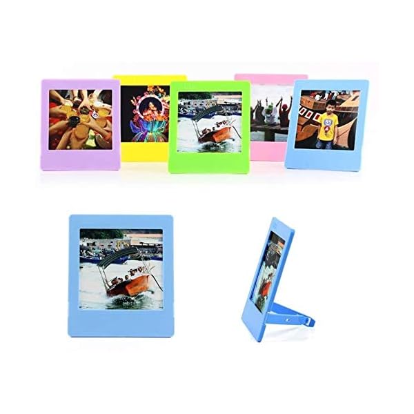 JXE Sofortbildkamera-Bundle Kit Zubehör für Fujifilm Instax Square SQ1 Kamera - Schutzhülle, Aufkleber Boarder, Desktop… – Bild 8