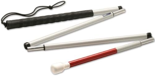 Ambutech 4-Sec. Folding Graphite Cane-Marsh-44-in