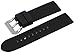 REV #ITAL264-1 Panerai Style 24mm Lug Width Black Thick Genuine Leather Replacement Band