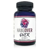All-In-One Supplement For Hangover Prevention, Liver Detox, Electrolyte & Nutrient Replenishment, Focus, Improved Blood Flow with Milk Thistle - Hangover Over - 90 Veggie Capsules