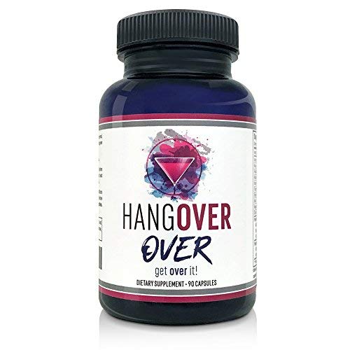 Hangover Prevention and Detox Pills for Adults, 90 Ct - Replenish Nutrients and Electrolytes with Milk Thistle, Ashwagandha, Gingko Biloba, Green Tea, and More