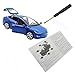 Toy Car Alloy Pull Back Cars with Sound and Light Kids Toys 1:32 Scale Model X 90 (Blue)